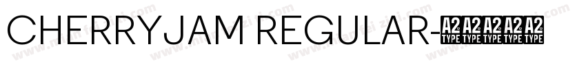 CHERRYJAM REGULAR字体转换